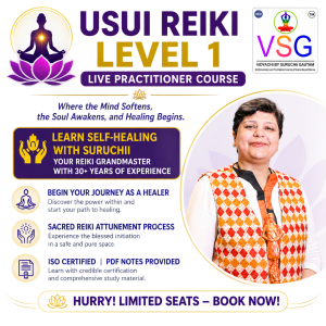 Usui Reiki Level 1 Course live with Reiki Grandmaster Suruchii Gautam
