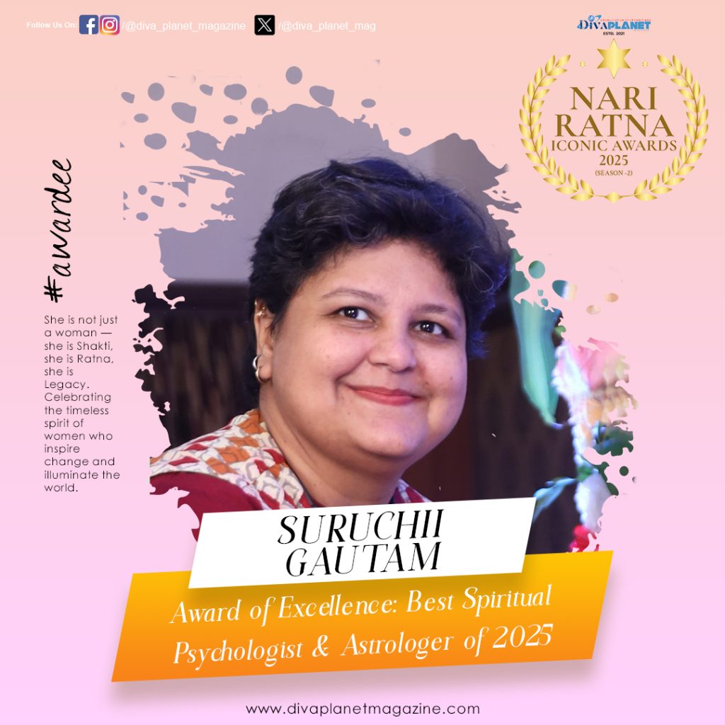 Suruchii Gautam Award Certificate Diva Planet 2025